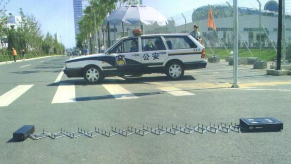Safely Metal Police Roadblocks Automatic Road Barrier Quick assembly