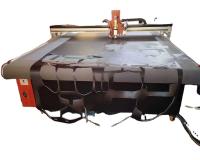 1625 Máquina de corte de tecidos CNC de espuma de couro com faca redonda de grande potência