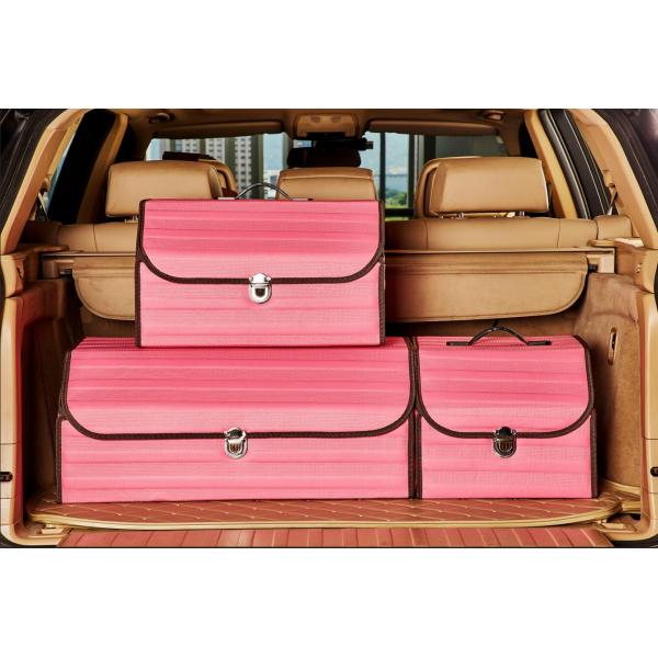 Folding Vehicle Storage Organizer , Car Accessories Storage Organizers