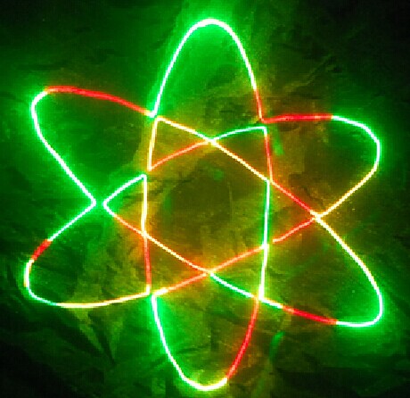 ILDA 3D animation RGB Laser Light , High Powered Laser Light