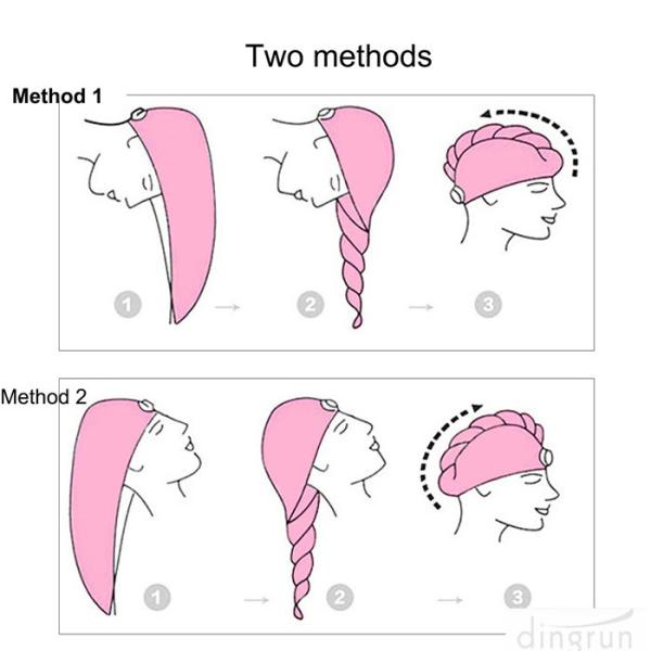 Microfiber Hair Drying Towels Fast Drying Long Hair Wrap Absorbent Twist Turban