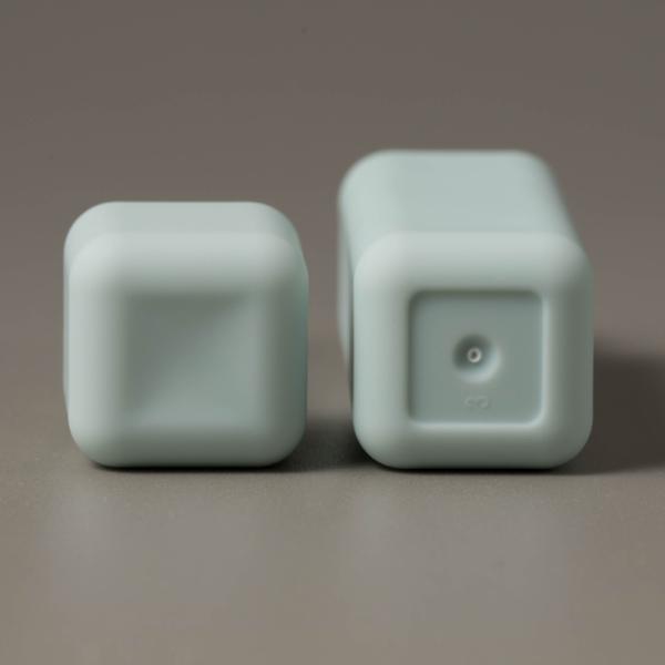 Квадрат трубок 76*20mm лоска губы метки частного назначения 6ml резиновый пластиковый пустой