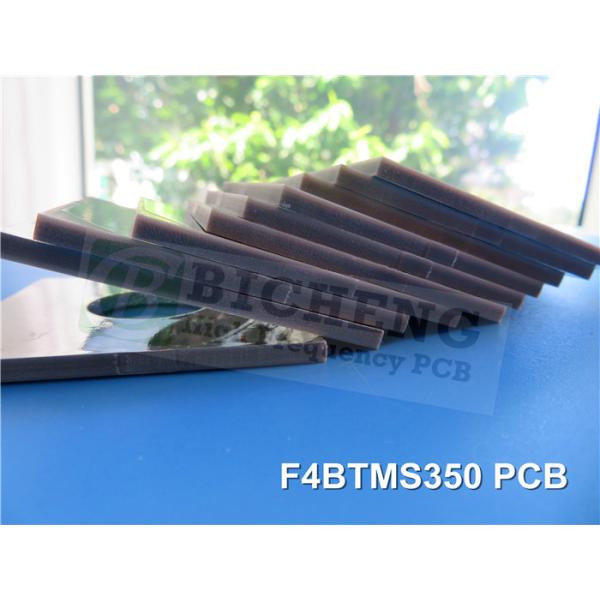 F4BTMS350 2-layer rigid PCB 6.35mm Thick with Hot Air Soldering Level (HASL)