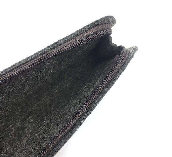 Stationery Felt Pencil Case / Large Zipper Pencil Pouch For School Eco Friendly