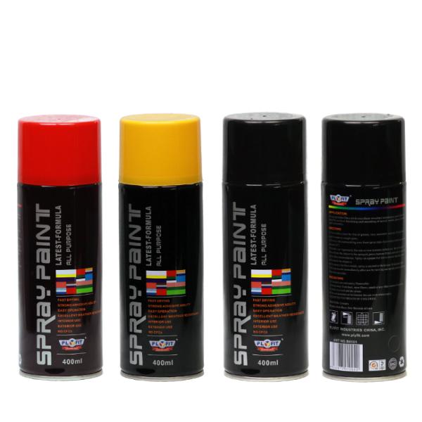 Peinture de jet d'aérosol d'émail de finition de matière pour le cuir/céramique/plastiques