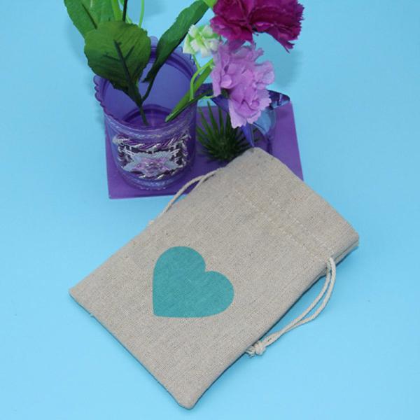 Christmas Birthday Jewellery Linen Drawstring Gift Bags