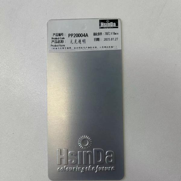 Matte Clear Transparent Electrostatic Powder Coating Paint for Stainless Steel by Spray