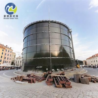 Dark Green GFS Bolted Steel Storage Tank Modular Design For Food Industry