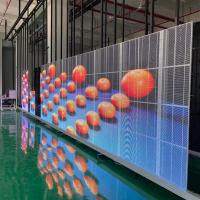 Indoor LED Video Wall Advertising Display P3.91 Outdoor Transparent LED Mesh Screen Panel on Window Glass