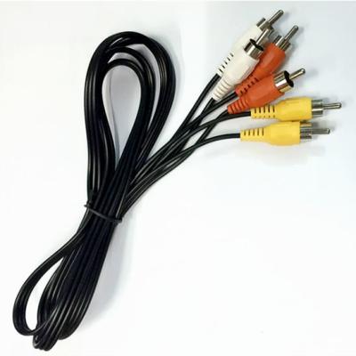Vídeo do cabo do avoirdupois do homem 3RCA-3RCA e cabo de transmissão de dados audio 1.5meter
