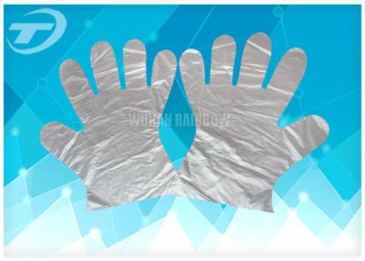 As luvas descartáveis médicas do PE alisam ou superfície Textured, transparente