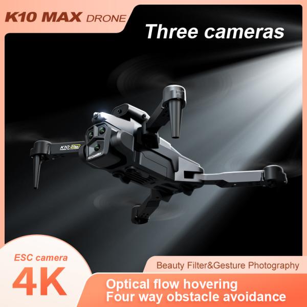 Optical Flow Drone With Triple 4k Camera Wifi Fpv Camera Stabilizer for Beginners Obstacle Avoidance RC Quadcopter 2.4G