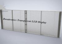 O diodo emissor de luz transparente da cor completa de exposição de diodo emissor de luz do alumínio P4.8mm RGB assina exterior