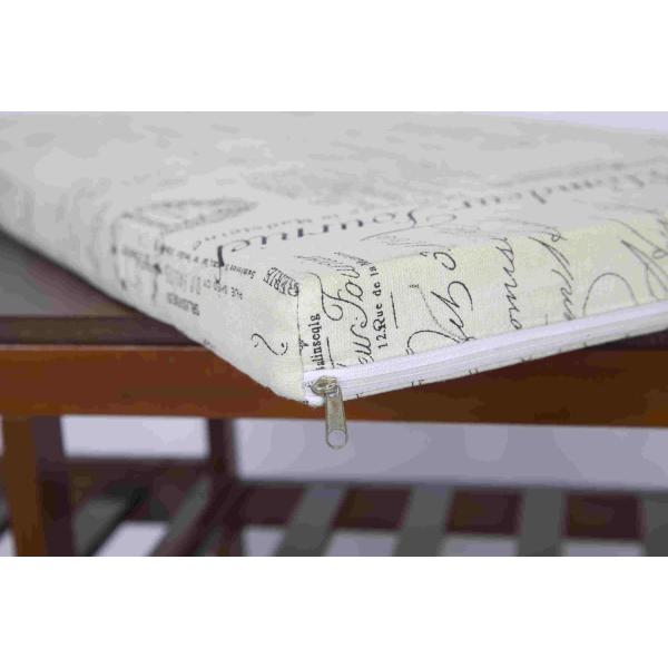 Walnut Classical Modern Wood Furniture Shoe Storage Bench Seat With 2 Fabric Drawers