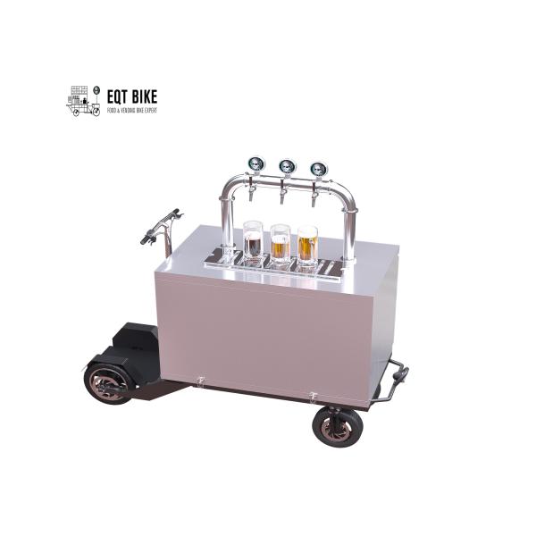 Beer Bike Mobile Kiosk Carts Electric Disc Brake Beer Scooter