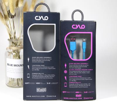 Os dados feitos sob encomenda do papel do logotipo 300gsm cabografam o bloco de bolha de empacotamento do retalho da caixa com impressão 4c