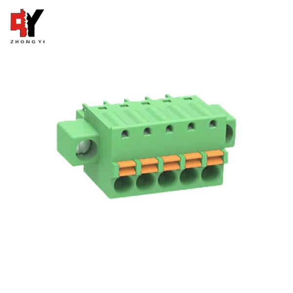 Ухо винта исправило 5 соединение терминального блока Pcb поляков 3,5/3.81mm Pluggable