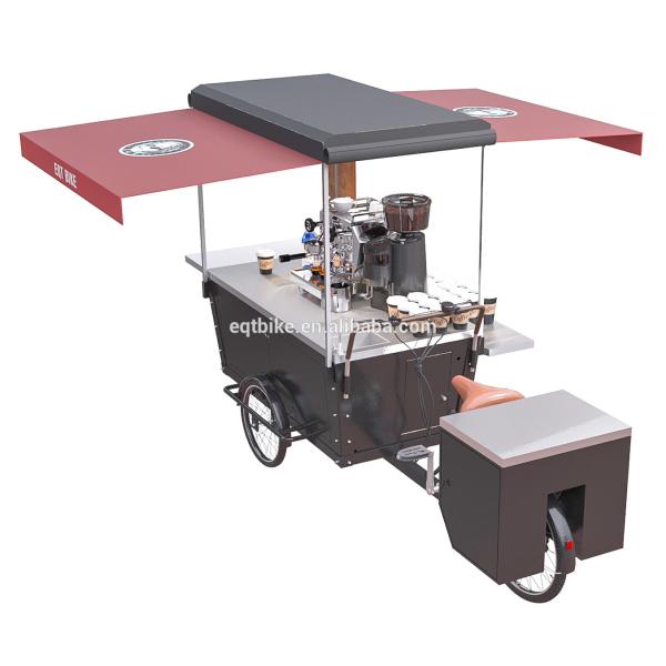 CE Ss304 Worktable 350W 150KG Coffee Bike Trailer