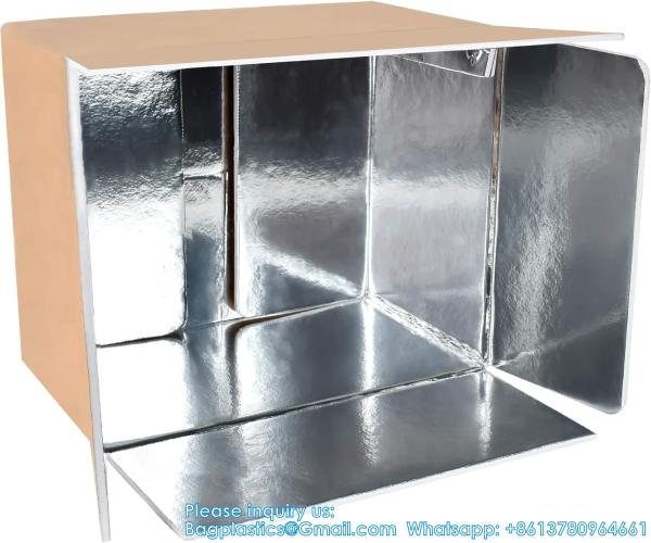 FREEZABLE COOL BAG, INSULATION ALUMINIUM FOIL BAG, THERMAL THERMO COOLER TOTE BAG, THERMAL MEDICAL