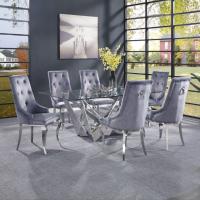 meubles de luxe de pièce de table de salle à manger du verre trempé 78x40x30inch