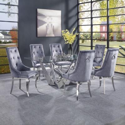 78x40x30inch moderou a mobília luxuosa da sala da mesa de jantar de vidro