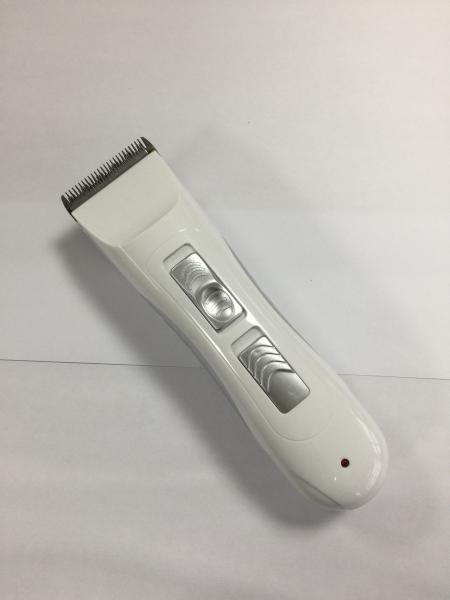 White Silver Color Rechargeable Hair Clipper Adjusted Size Wireless Hair Trimmer Machine