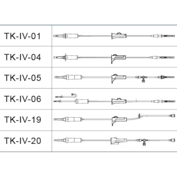 Safety Disposable Infusion Set EO Sterilization CE ISO FDA