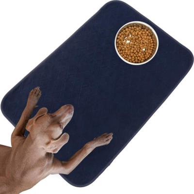 Do animal de estimação impermeável do silicone da almofada do alimento da Não-vara de Cat Mat do cão do silicone esteira de alimentação personalizada