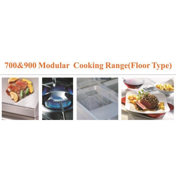 Commercial Cooking 4 Burner Gas Ranges Stoves Set With Oven 20.8Kw 2800PA