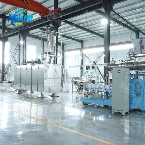 New Twin-screw Stainless Steel Pet Dog & Cat Food Extruder Machine for Fish & Bird Feed 250-6000KG/H Capacity