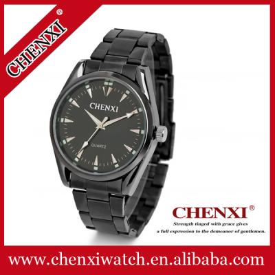 Black Gun 006A Pewter Analog Pointer Original Japan Movt Stainless Steel Watches Man OEM Quartz Men Watch