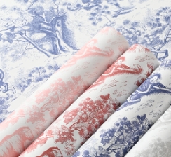 Papier d'emballage de fleurs en papier kraft européen rétro-imprimé