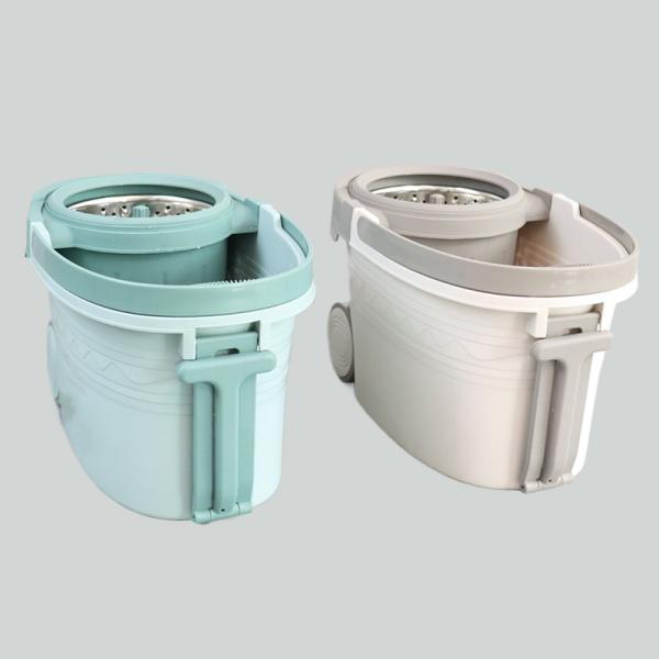 Barrel Automatically Rotates Easy Wring Spin Mop And Bucket 360 Rotating For House Cleaning