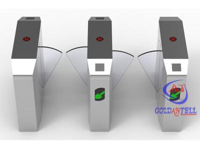 Access Control Face Recognition Turnstile Waterproof Outdoor With Barcode Scanner