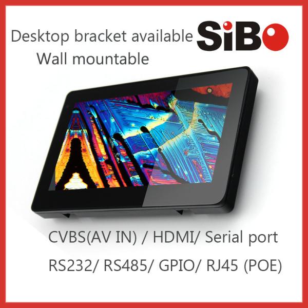7 Wall Mount Attendance System Tablet With Fingerprint Sensor
