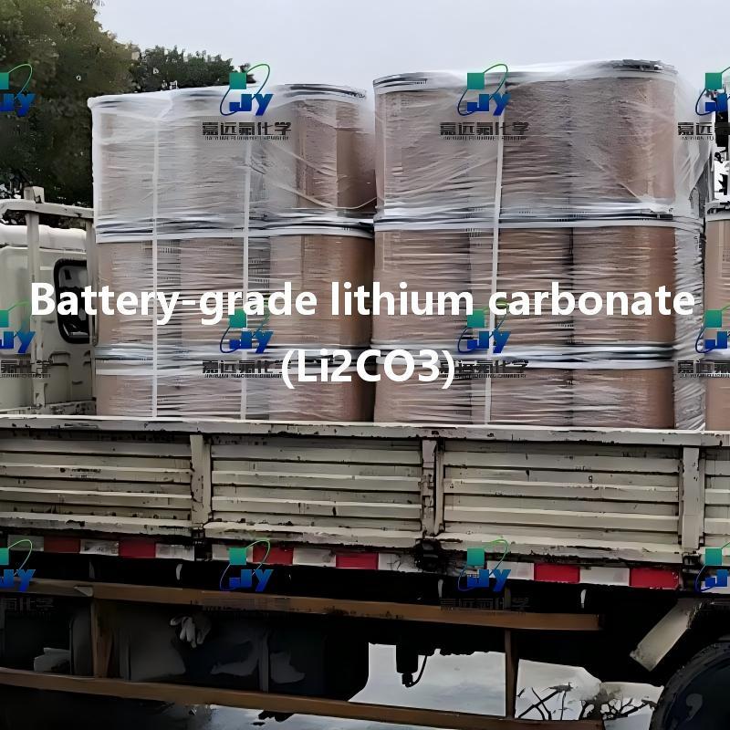 Battery-grade lithium carbonate (Li2CO3), CAS 554-13-2, is used as a cathode material for lithium-ion batteries and in new energy industry applications.