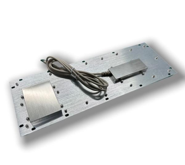 KIOSK IP65 / IK07 Waterproof Stainless Steel Industrial Keyboard With Touch Pad Rear Panel Mounted -40℃