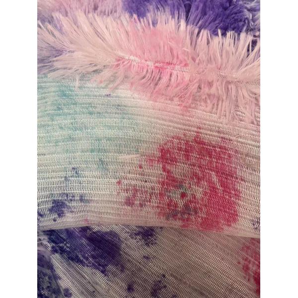Long pile faux fur 100% polyester knitted plush toy fabric for plush stuffed animals
