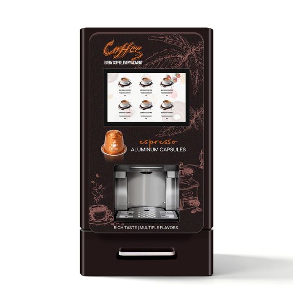 Desktop capsule coffee vending machine | Low investment, high-quality intelligent unmanned coffee retail solution