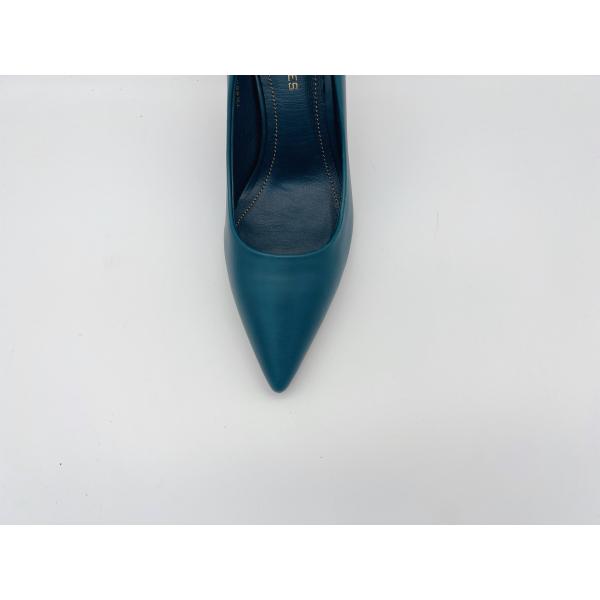 Navy Women Pumps Shoes Pointed Toe Closed Toe With 5cm Stiletto