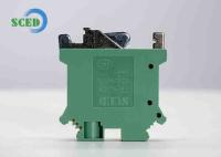 Largeur 8,2 mm Din Blocs de terminaux ferroviaires Type de sol AWG 24 - 8 Transport ferroviaire
