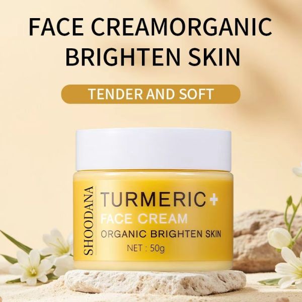 Turmeric Face Cream & Lotion Moisturizing and Repairing Skincare Product Custom Contract Manufacturing