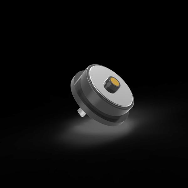 Dia 10.0mm round male and female magnetic dc cable connector with micro projector