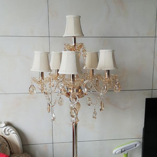 European floor lamps living room bedroom study wedding luxury crystal Floor lamp(WH-MFL-83)