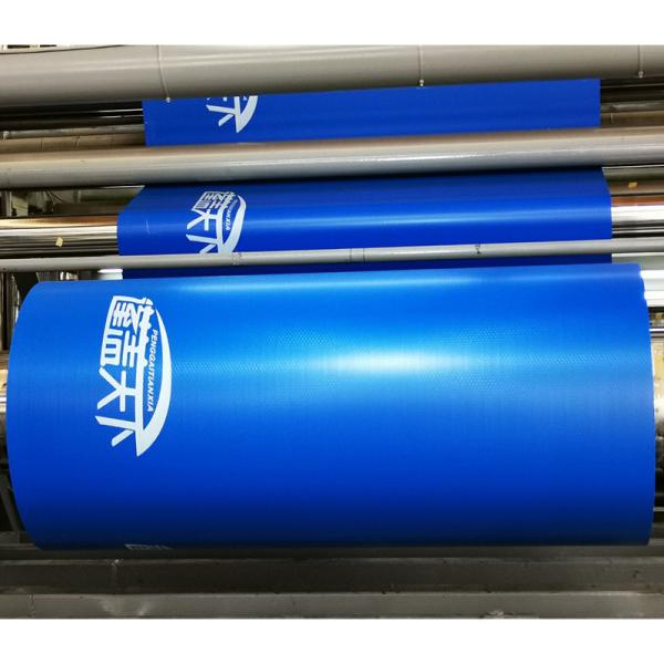 O Pvc 500gsm impermeável revestiu o rolo da tela de encerado imprimível