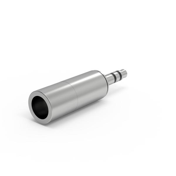 Eletricidade 3.5 mm Mono Jack Plug Homem 2 Resistência de isolamento de contato