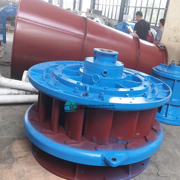 Hydraulic Low Head Kaplan Turbine Vertical 100 KW Kaplan Water Turbine