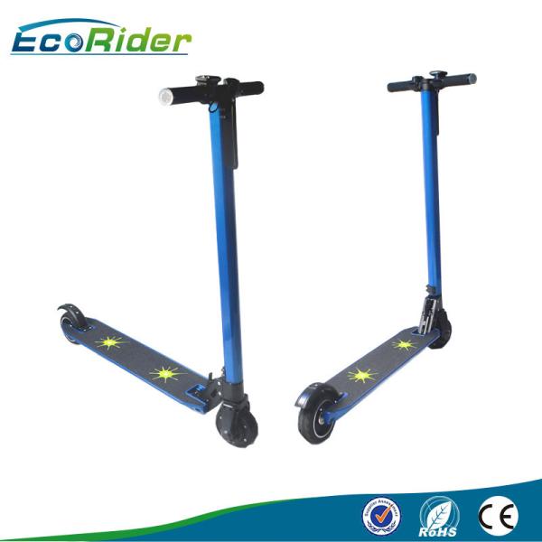 Carbon Foldable Electric Scooter with 350 Watt Brushless Motor , Electric Kick Scooter