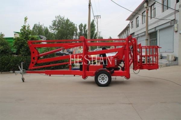 12m 14m 16m Portable Aerial Lift Telescopic Articulated Towable Articulating Man Lift