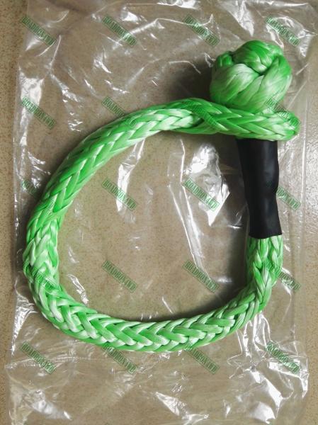 Multicolour uhmwpe braided soft shackle ,kinetic energy ropes，metal shackle alternatives